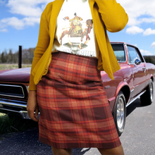 Load image into Gallery viewer, J.G Hook Plaid Wool Blend Skirt Size 14