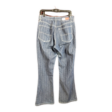 Load image into Gallery viewer, 90s Tommy Hilfiger Jean's Pinstripe Flare Jean's size 13