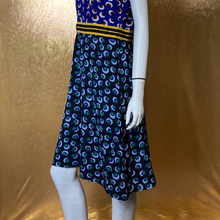 Load image into Gallery viewer, Stella McCartney Purple Petra Contrast Floral Silk Dress Suze 8