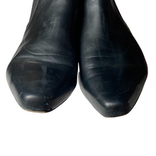 Load image into Gallery viewer, Vince Chelsea Black Leather Booties Size