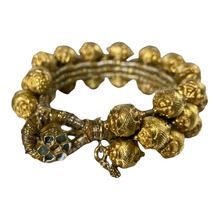 Load image into Gallery viewer, Vintage Indian Etruscan Bead Bracelet