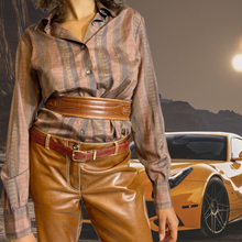 Load image into Gallery viewer, Tucci Vintage 1960s Silk Blouse Size S