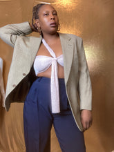 Load image into Gallery viewer, Mario Caldi Lanifico Fili Cerruti Wool Jacquard Blazer Size 50/L