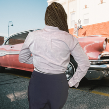 Load image into Gallery viewer, ZAK ❌ Ralph Lauren Custom Jacquard Mens Button Up Shirt Size M