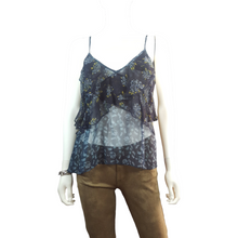 Load image into Gallery viewer, Free People Spaghetti Strap Flutter Blouse Size L