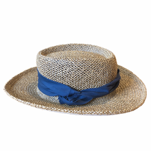 Load image into Gallery viewer, Vintage Panama Straw Hat