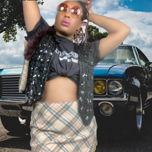 Load image into Gallery viewer, Silk Sequin Beaded Blouse SND, Size 1x