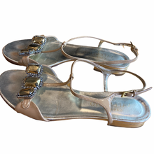 Load image into Gallery viewer, Gold Valentino Garavani Sandles Size 38