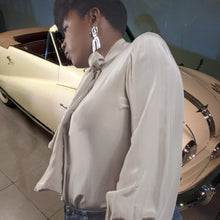 Load image into Gallery viewer, Vintage BRAVO Silk Blouse Size 12