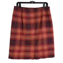Load image into Gallery viewer, J.G Hook Plaid Wool Blend Skirt Size 14