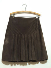 Load image into Gallery viewer, DVF Suede Pleated Mini sz. 8, Skirts, DVF Diane von Furstenberg, [shop_name