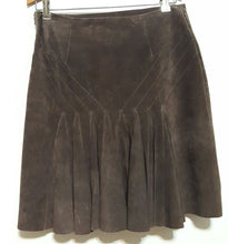 Load image into Gallery viewer, DVF Suede Pleated Mini sz. 8, Skirts, DVF Diane von Furstenberg, [shop_name