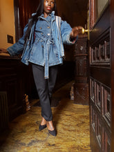 Load image into Gallery viewer, Amber Sakai Snake Embossed Dress Pants sz. 4, Pants, Amber Sakai, [shop_name