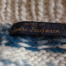Load image into Gallery viewer, Sandra Kaufmann Handmade Wool Knit Sweater -  Wool Vintage Sweaters- Lucille Golden Vintage 
