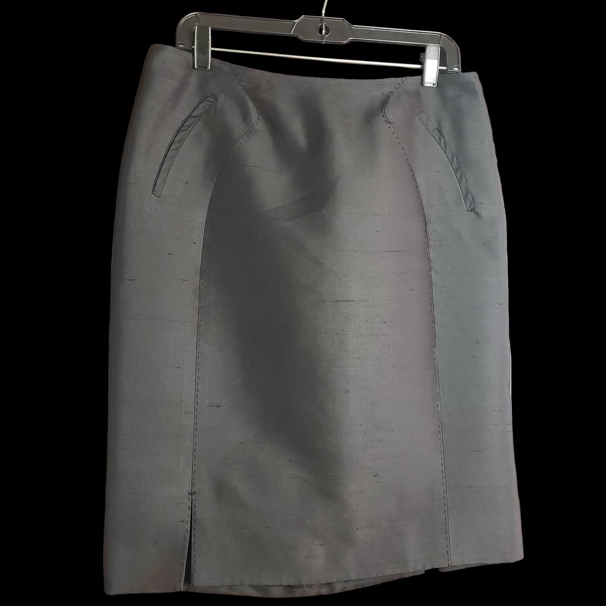 Chado Ralph Rucci Cotton Silk Sculpted Pencil Skirt — Size 12 | Archive