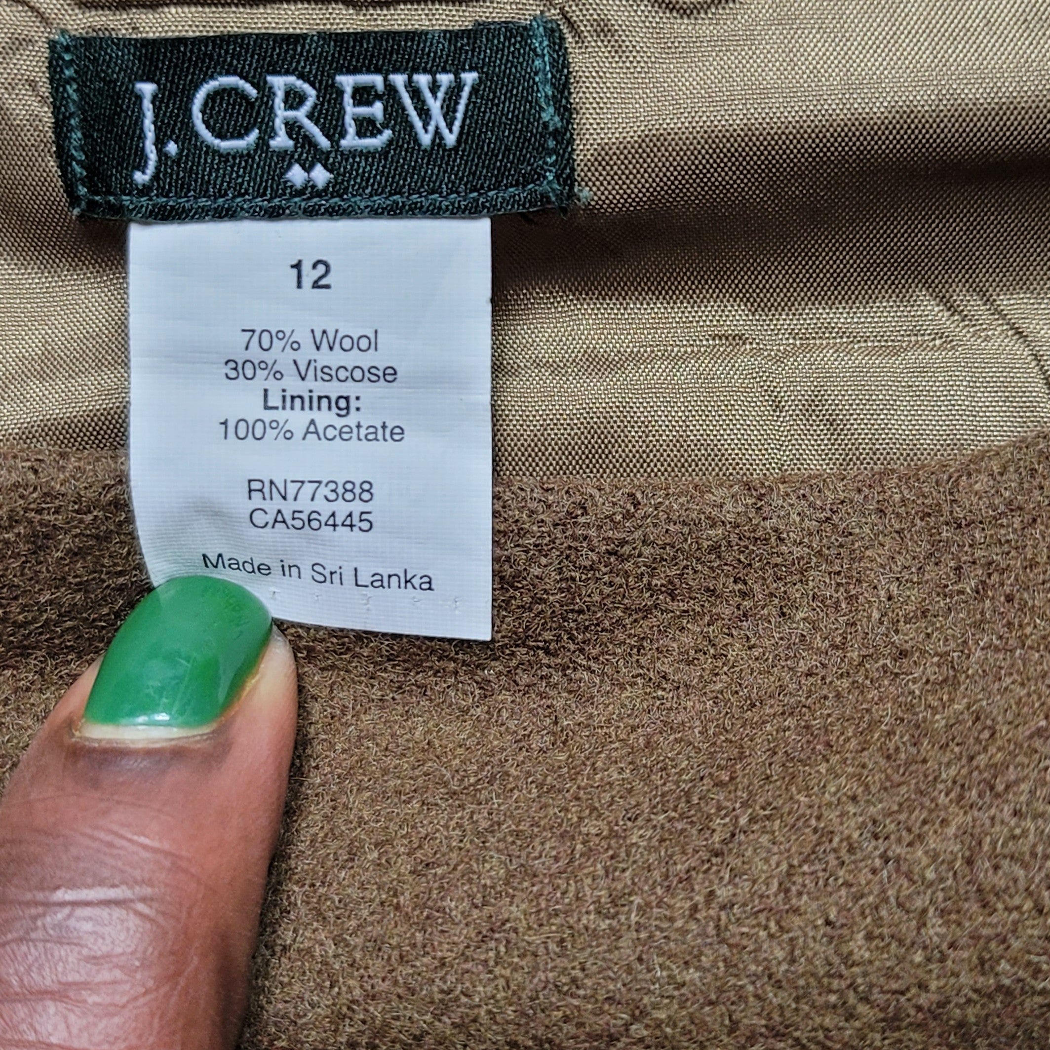 90s Vintage J Crew Wool Olive Green Mini Skirt Lucille Golden Vintage Womens outfit Ideas