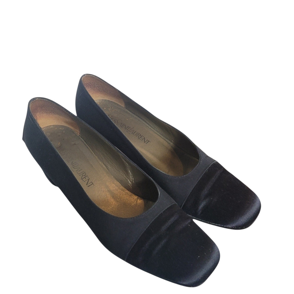 Vintage Shoes - Lucille Golden Vintage- Yves Saint Laurent