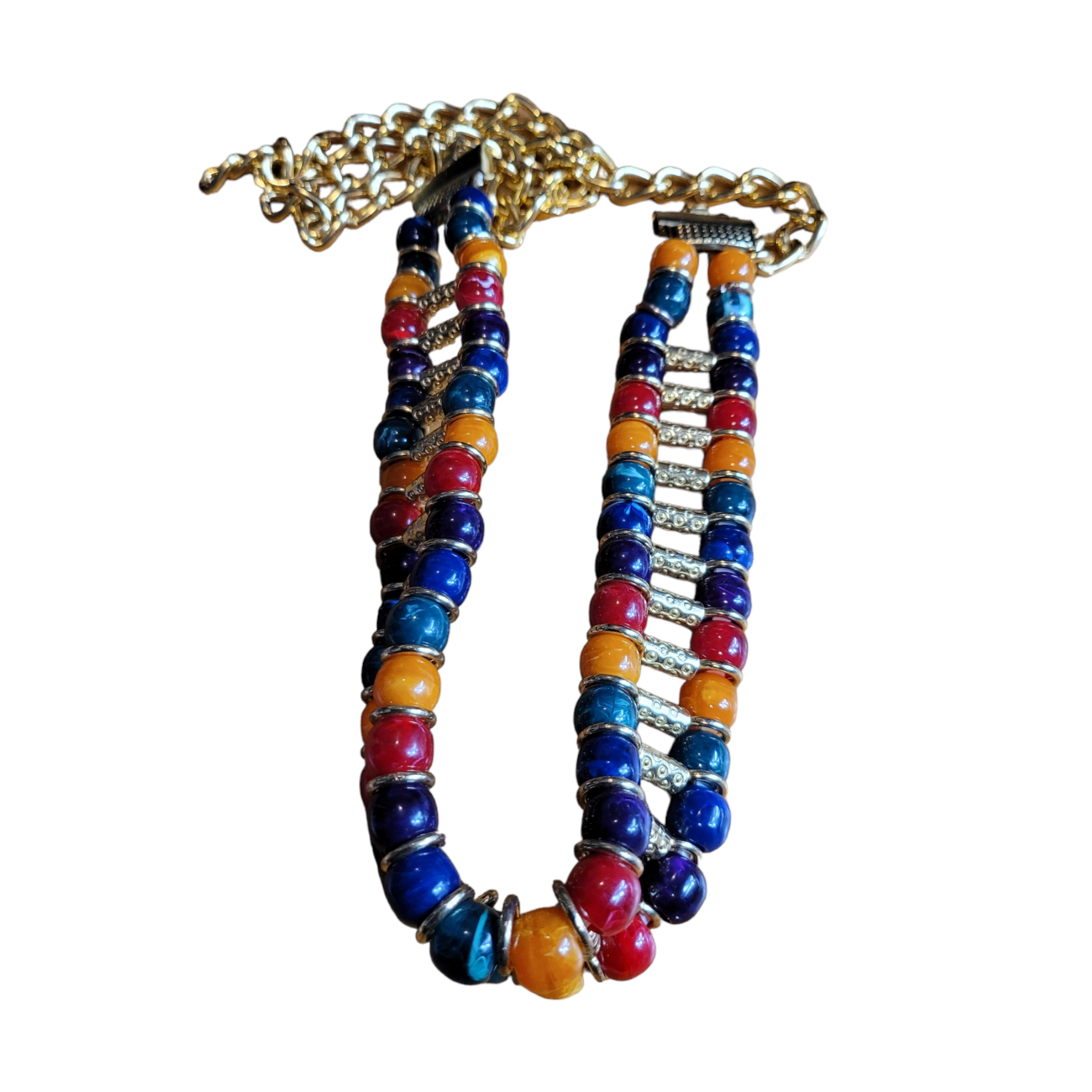 Vintage Beaded Belt Size M