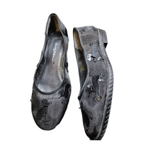 Load image into Gallery viewer, 1990s Vintage Beverly Feldman Mesh Ballet Flats Sequin Poodles Lucille Golden  Vintage
