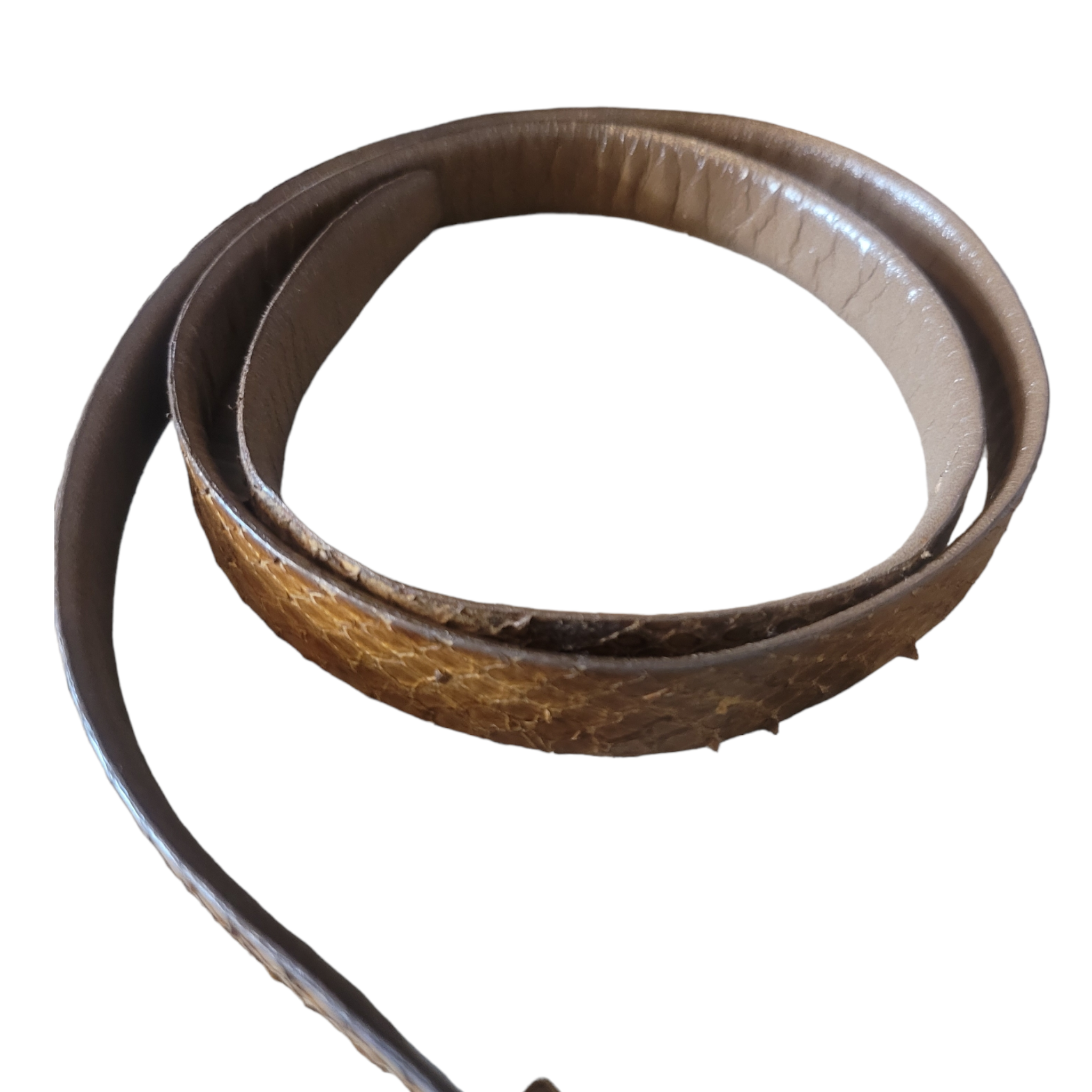 70s Vintage Snakeskin Belt Size L