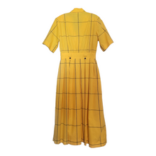 Load image into Gallery viewer, 1980s Vintage Ronnie Heller Designs For Miss Bergdorf Now Plaid 100% Cotton Dress