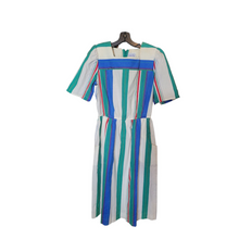 Load image into Gallery viewer, 1970s Vintage Leslie Fay Stripe Size M