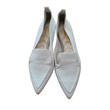 Load image into Gallery viewer, Nicholas Kirkwood Beya Loafers White Lucille Golden Vintage Shop Preowned Shoes