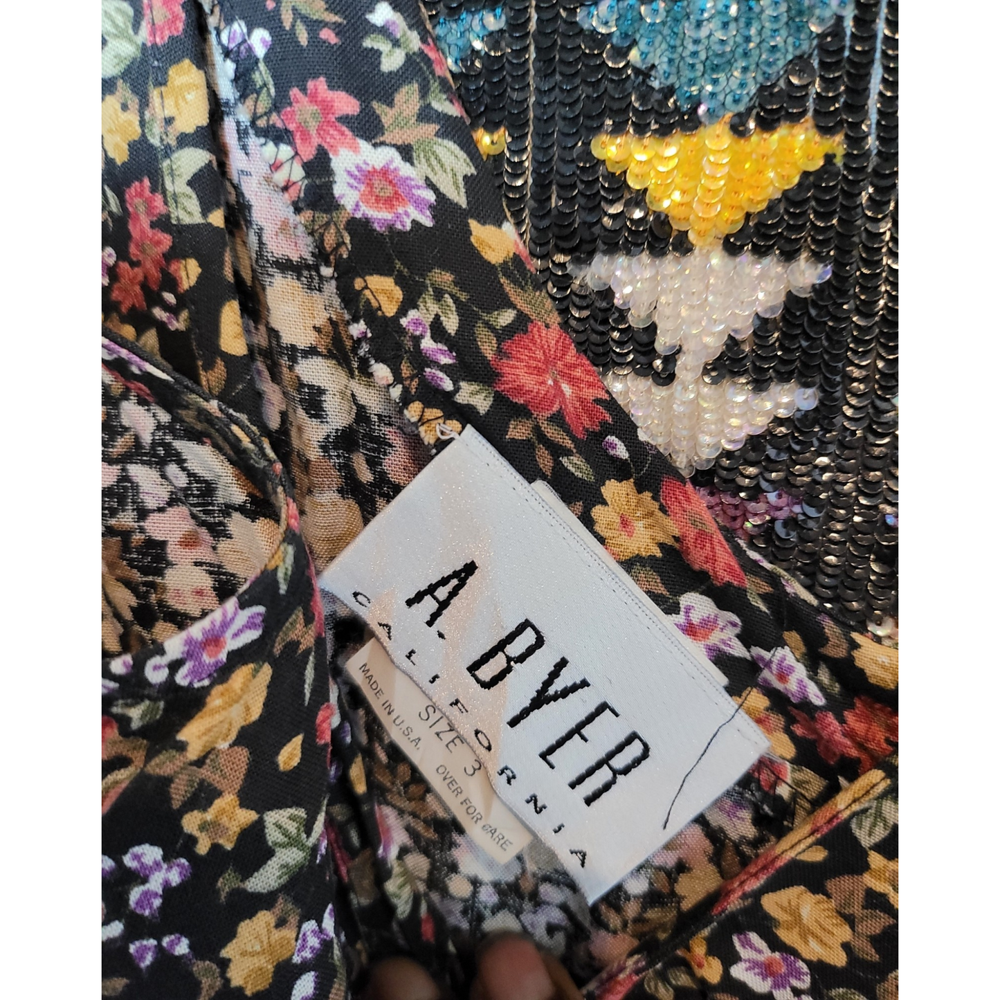 1970s A.Byer Floral Romper Size Small