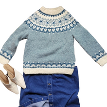 Load image into Gallery viewer, Sandra Kaufmann Handmade Knit Wool Sweater Size L
