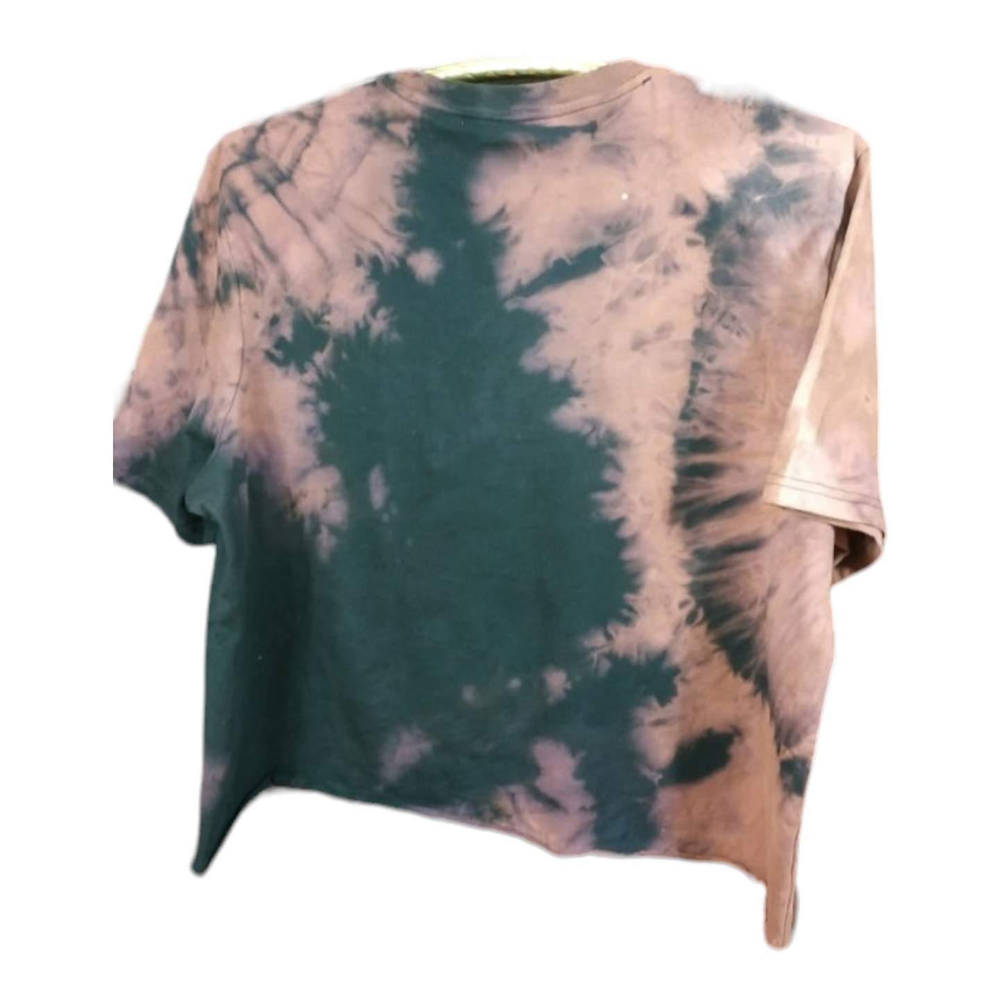 Addias Crop Black Cherry Tye Dye T - Shirt size XL