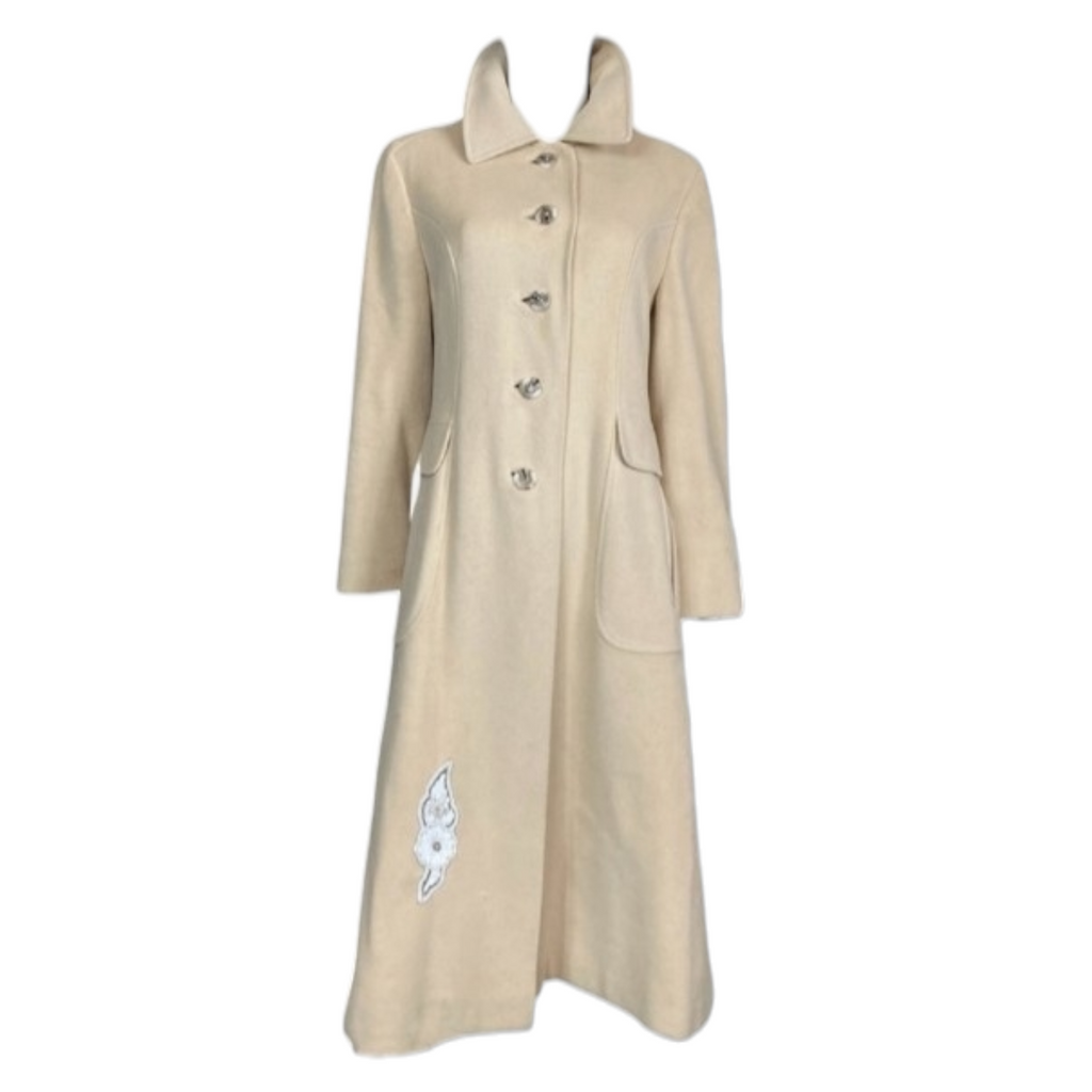 B. Siegel Ultima Vintage Chesterfield Cashmere Peacoat Size 12 - Lucille Golden Vintage -Upcycled -Reimagined 