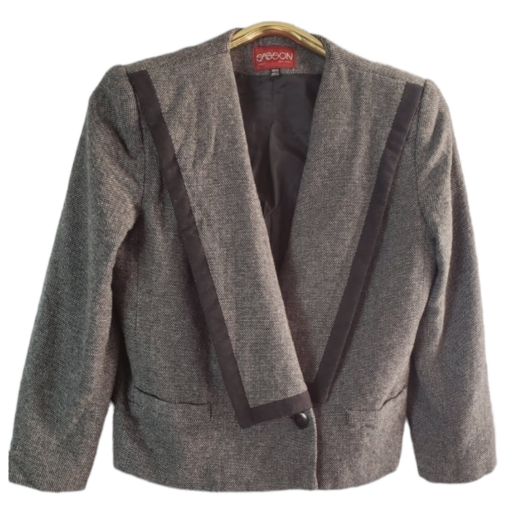 Vintage SASSON Crop Jacket Blazer Size Large