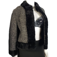 Load image into Gallery viewer, Vintage Seymour Fox Goldrings Couture Wool Boucle Faux Fur Collar Coat Jacket Size M