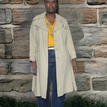 Load image into Gallery viewer, Lucille Golden Vintage - Shop 70s Womens Clothes Leather, Trenchcoats
