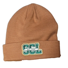 Load image into Gallery viewer, Stoney Clover Varsity Patch Beenie Hat -Lucille Golden Vintage 