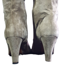 Load image into Gallery viewer, 70s Vintage Gucci Suede Riding Boots Vibram Sole Size 36
