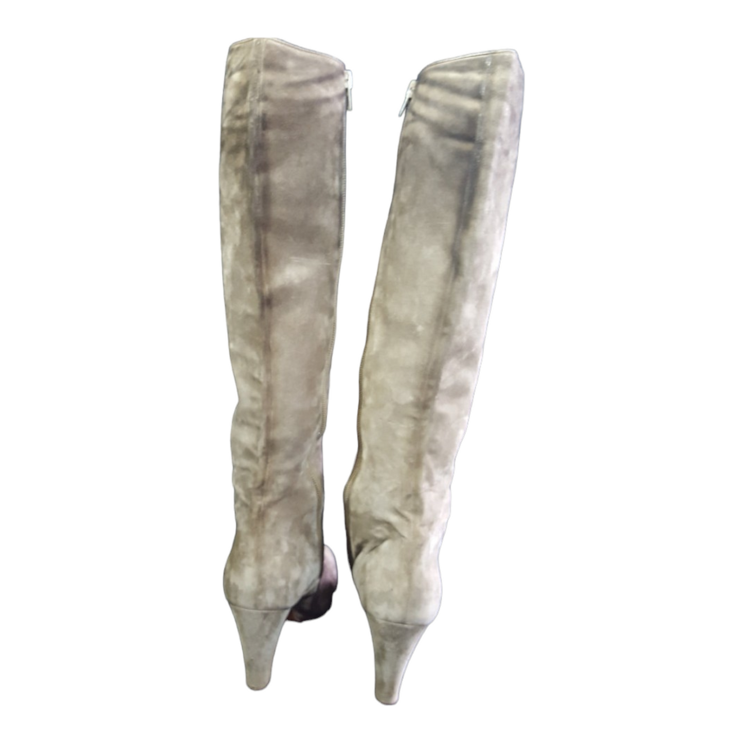 70s Vintage Gucci Suede Riding Boots Vibram Sole Size 36