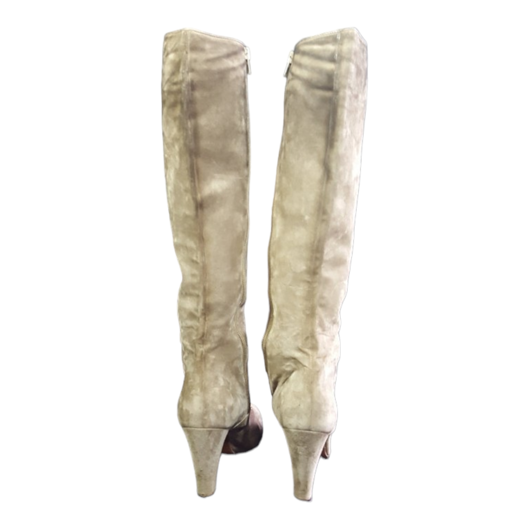 70s Vintage Gucci Suede Riding Boots Vibram Sole Size 36