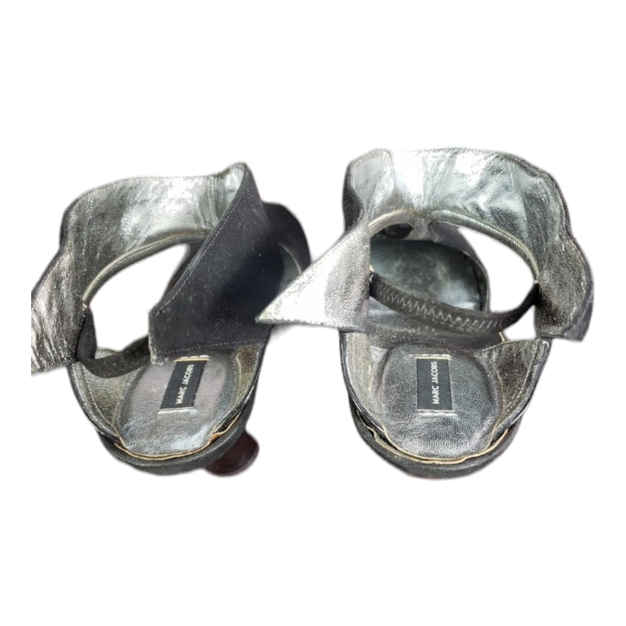 Marc Jacobs Black Suede Y-Strap Pumps size 36.5