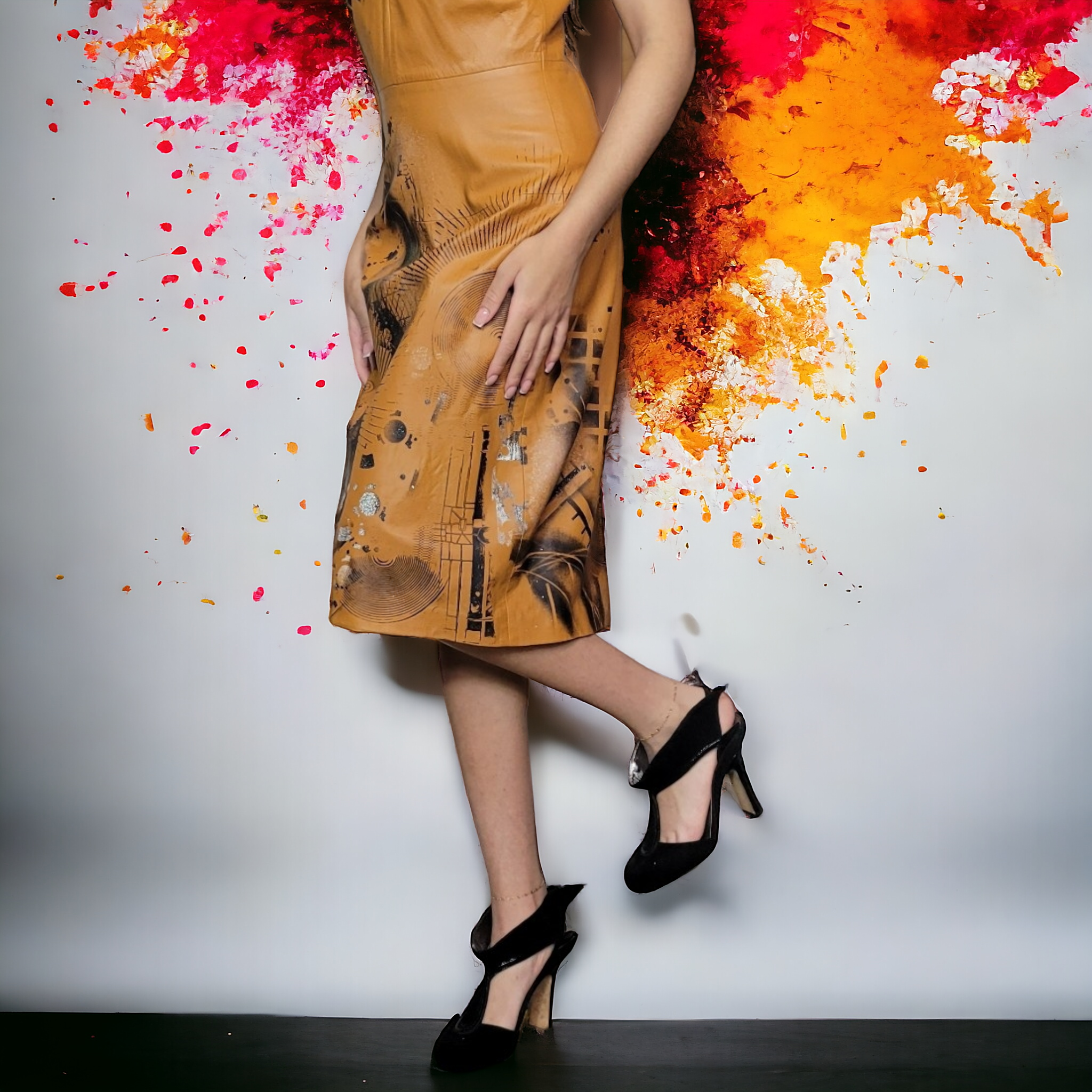 Online Vintage Shop, Vintage Clothing Boutique, Vintage, Women's Clothing, Seconhand, Distressed Vintage Designs, Sustainable Fashion Lucille Golden Vintage Marc Jacobs T Strap Heels