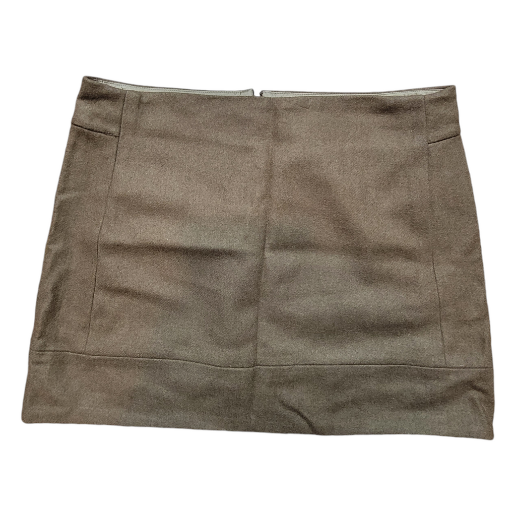 90s Vintage J Crew Olive Green Wool Mini Skirt Lucille Golden Vintage Womens Vintage Clothing 