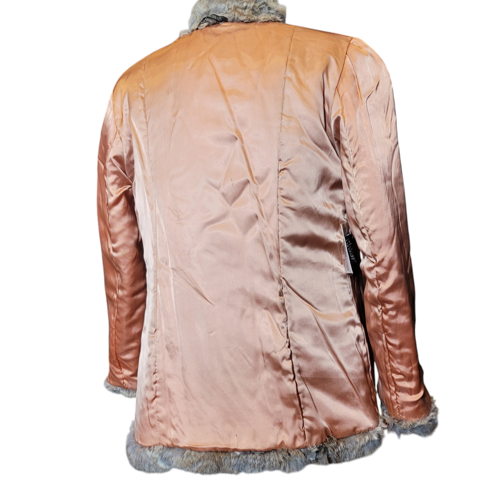 1970s Vintage Rabbit Fur Jacket Size M