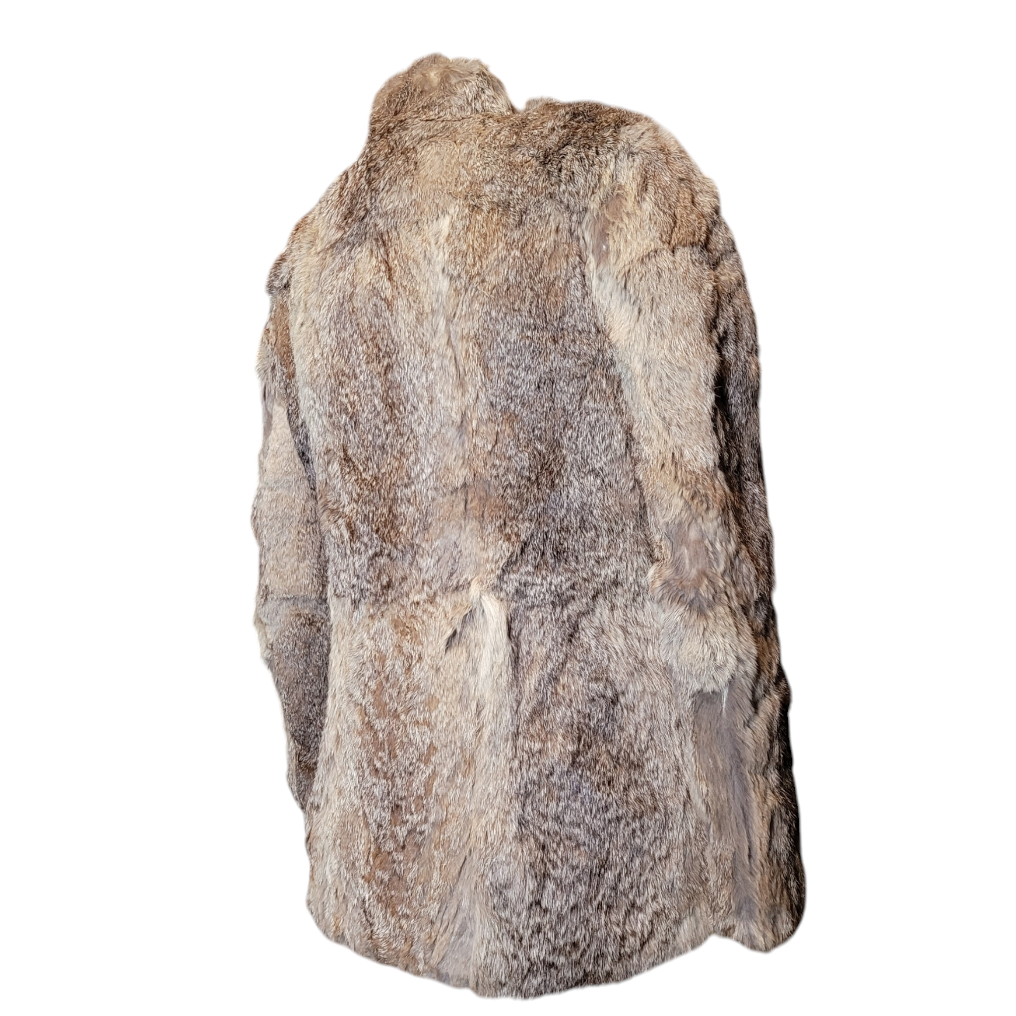 1970s Vintage Rabbit Fur Jacket Size M