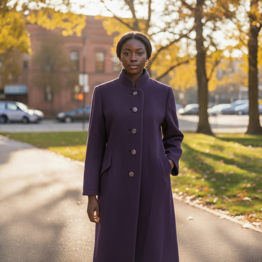 1960s Hudsons Detroit Sycamore Wool Coat size M