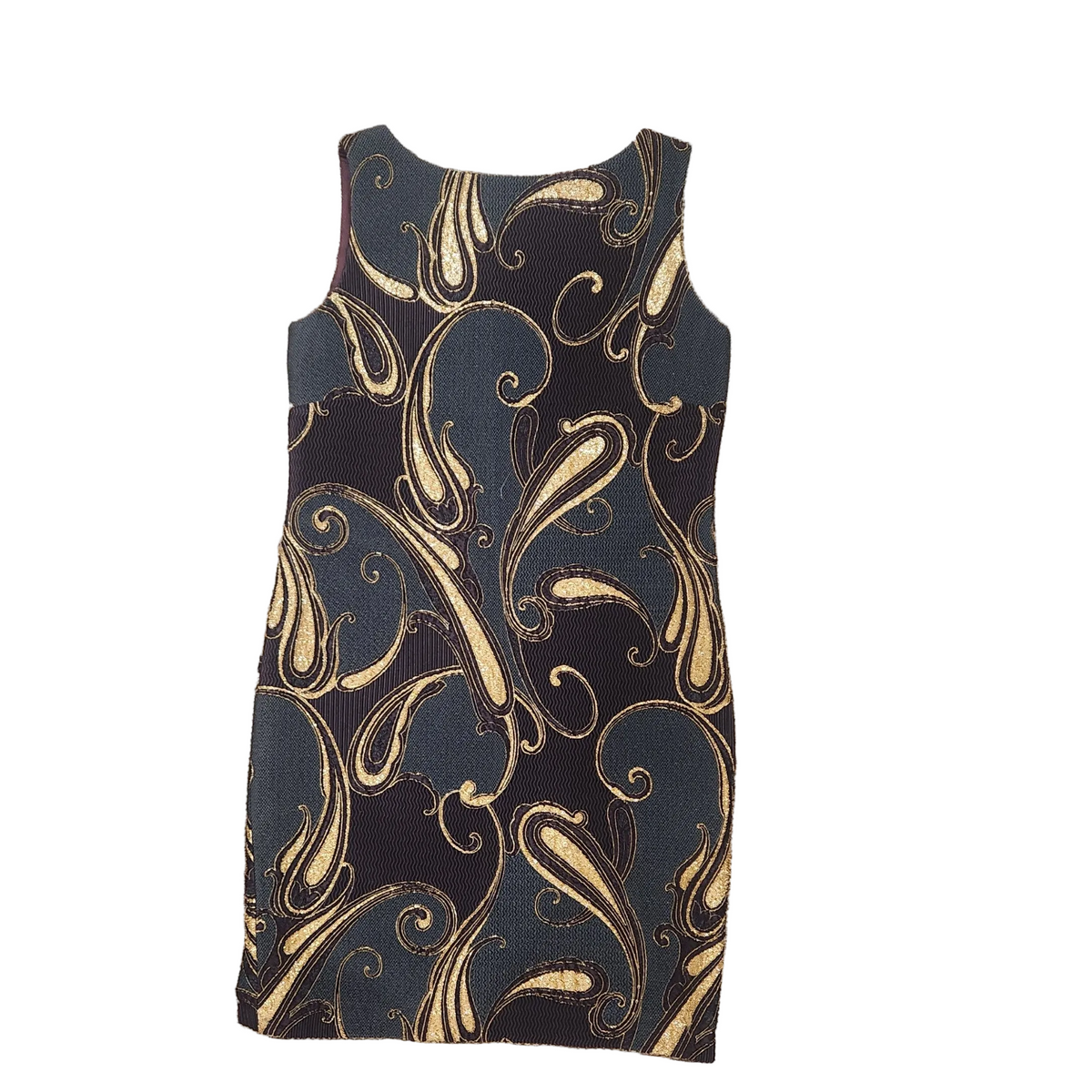Sleeveless Patterned Shift Dress
