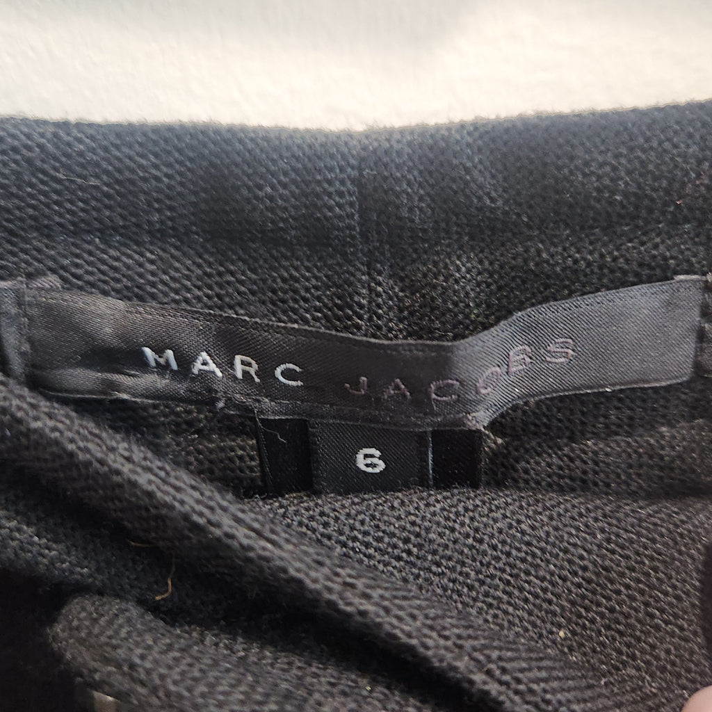 Lucille Golden Vintage, LLC Marc Jacobs black wool dress trousers size 6 interior brand label