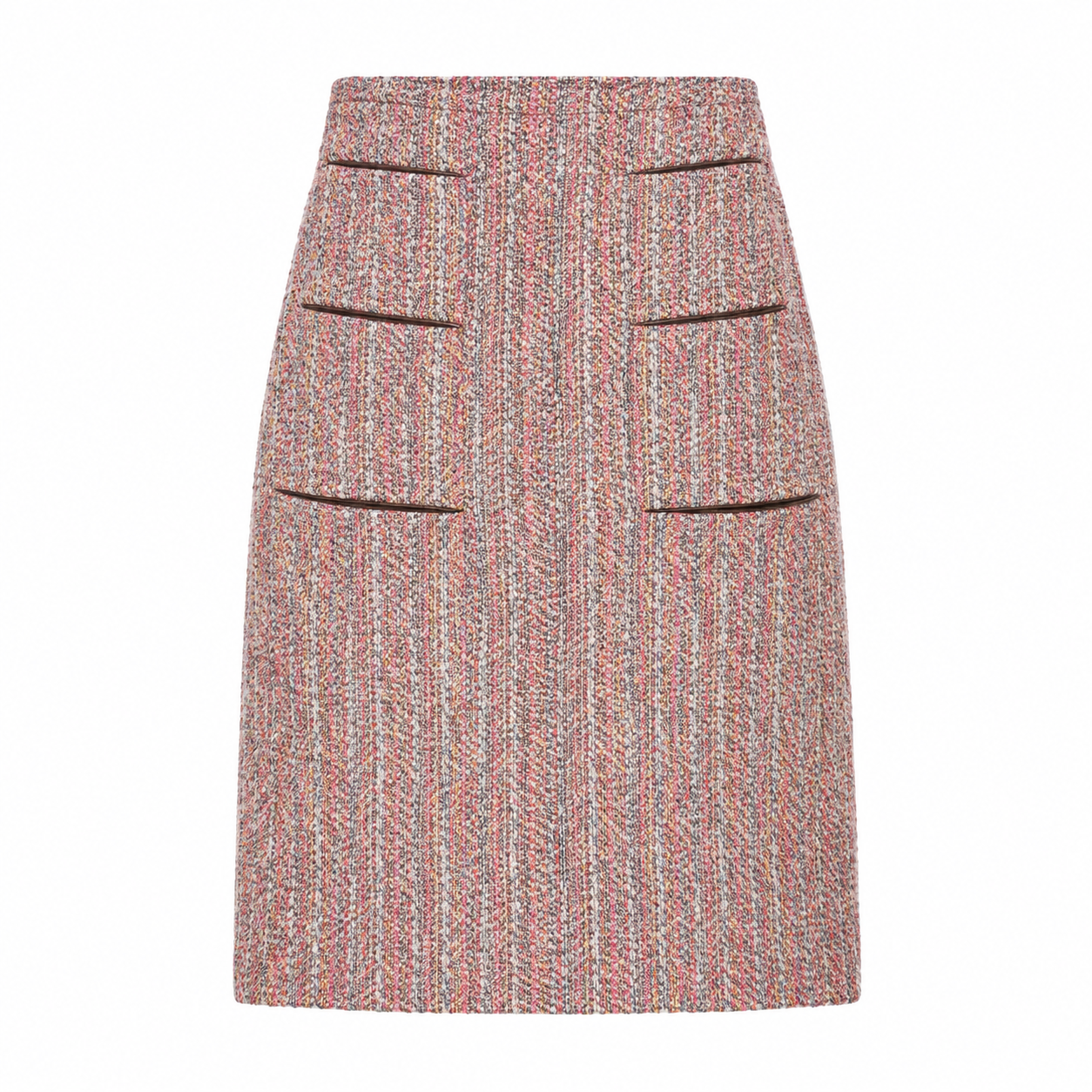 Carven Rose Tweed Skirt Size 36