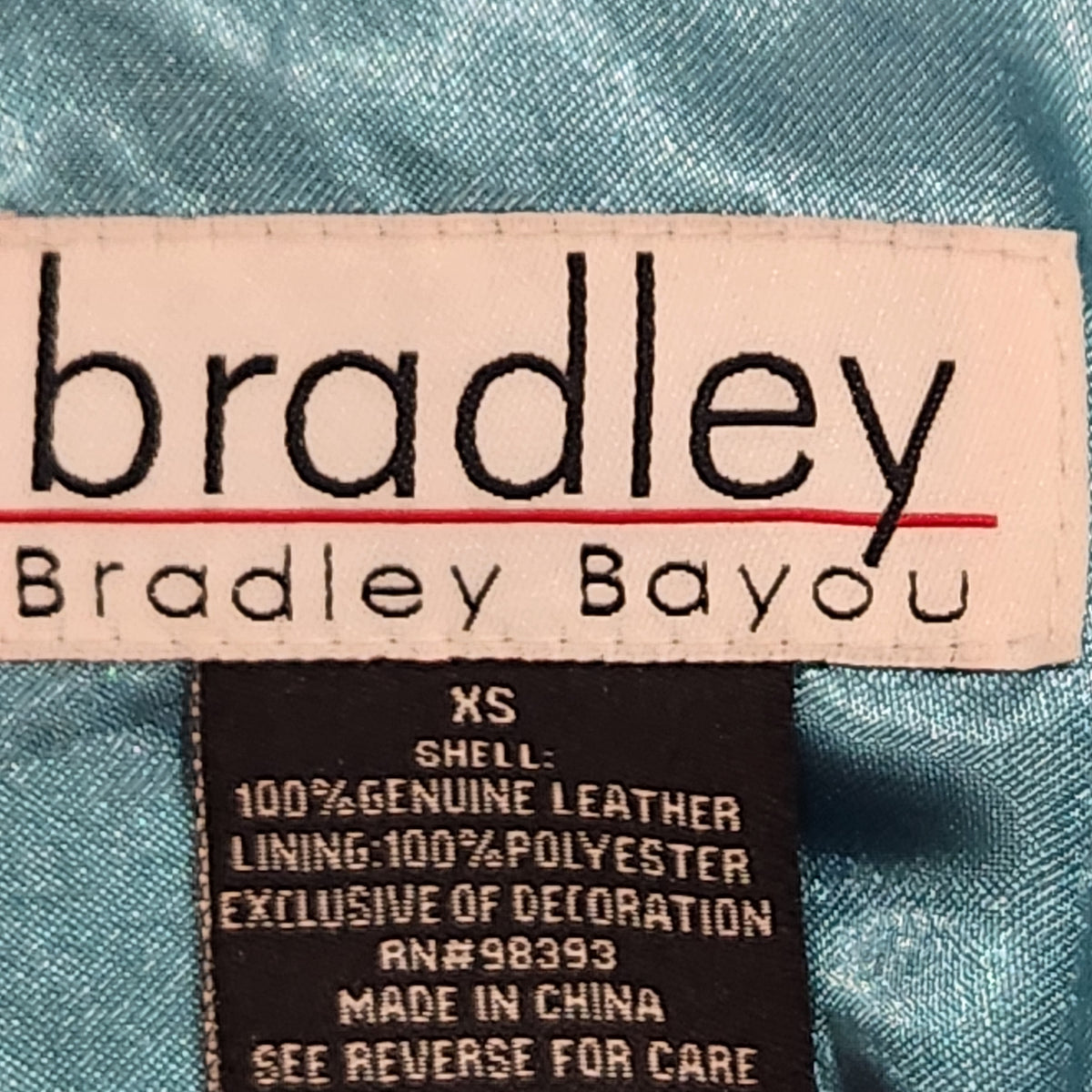 Bradley Turquoise Croc-Embossed Genuine Leather Blazer