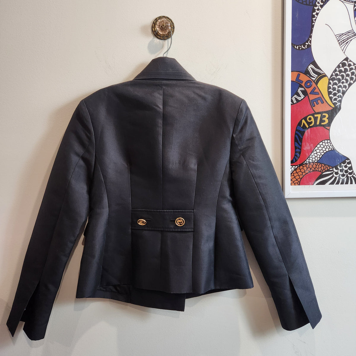 Rachel Zoe Adrie Notch Lapel Silk Jacket sz. 10