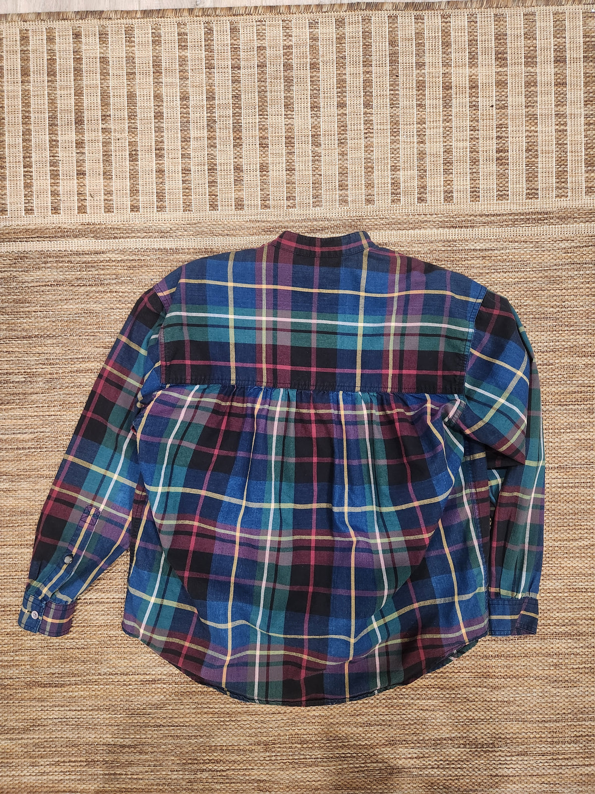 Vintage Cotton Plaid Button Down Shirt